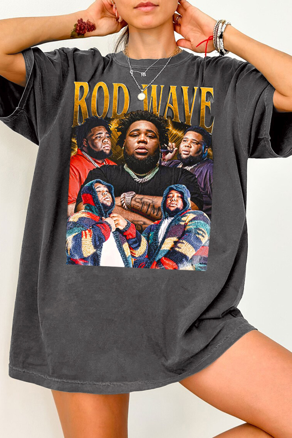 Limited Rod Wave Merch Graphic Tee For Women