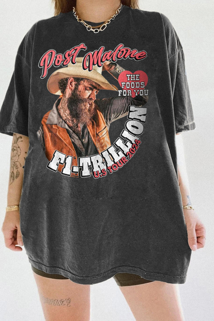 Vintage Post Malone  The F-1 Trillion Album Tee For Women