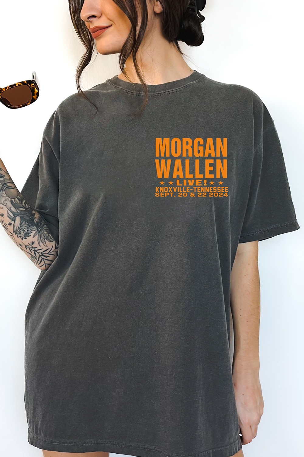 Morgan Wallen Neyland Knoxville Tennessee Tee For Women