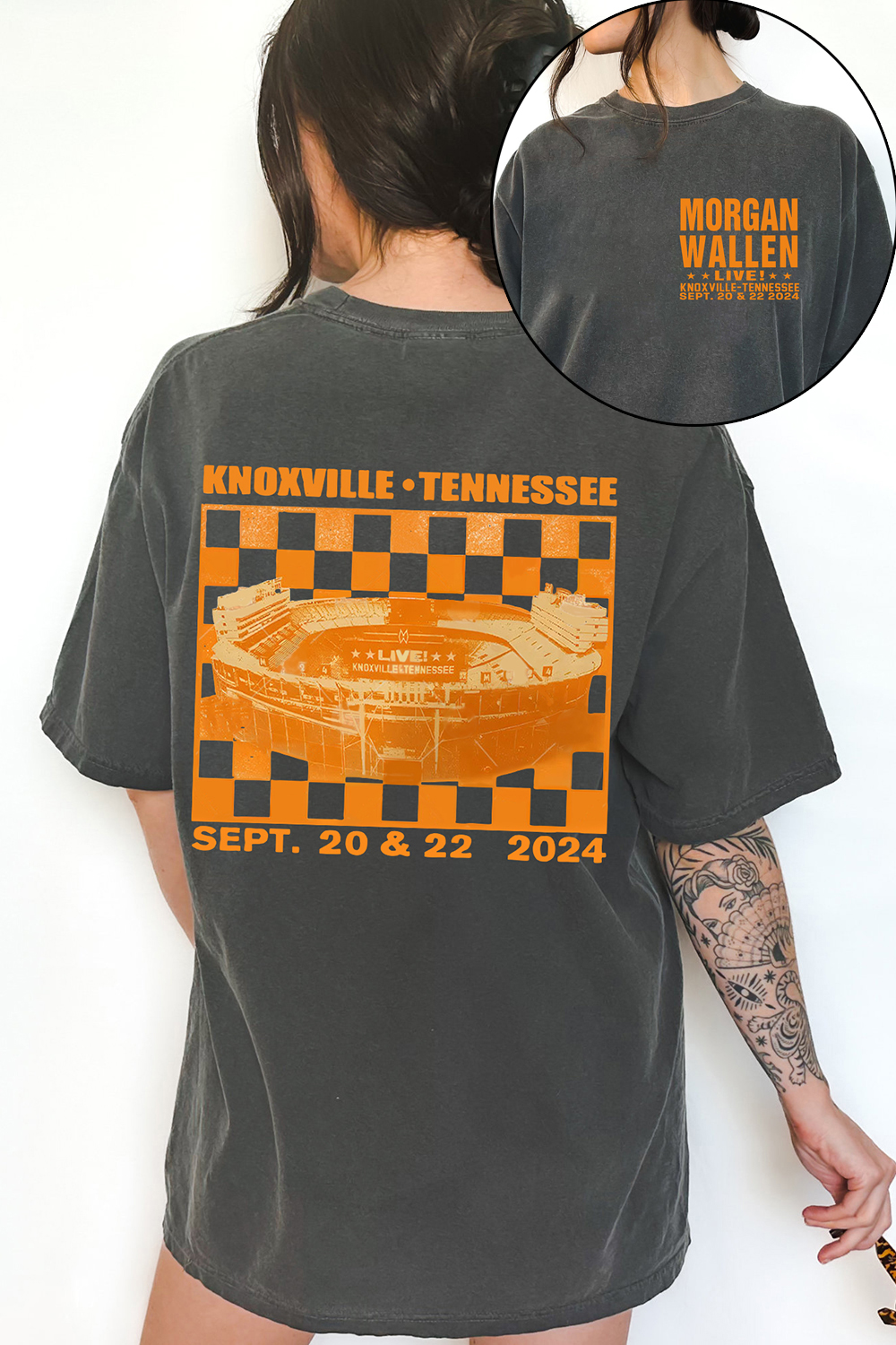 Morgan Wallen Neyland Knoxville Tennessee Tee For Women