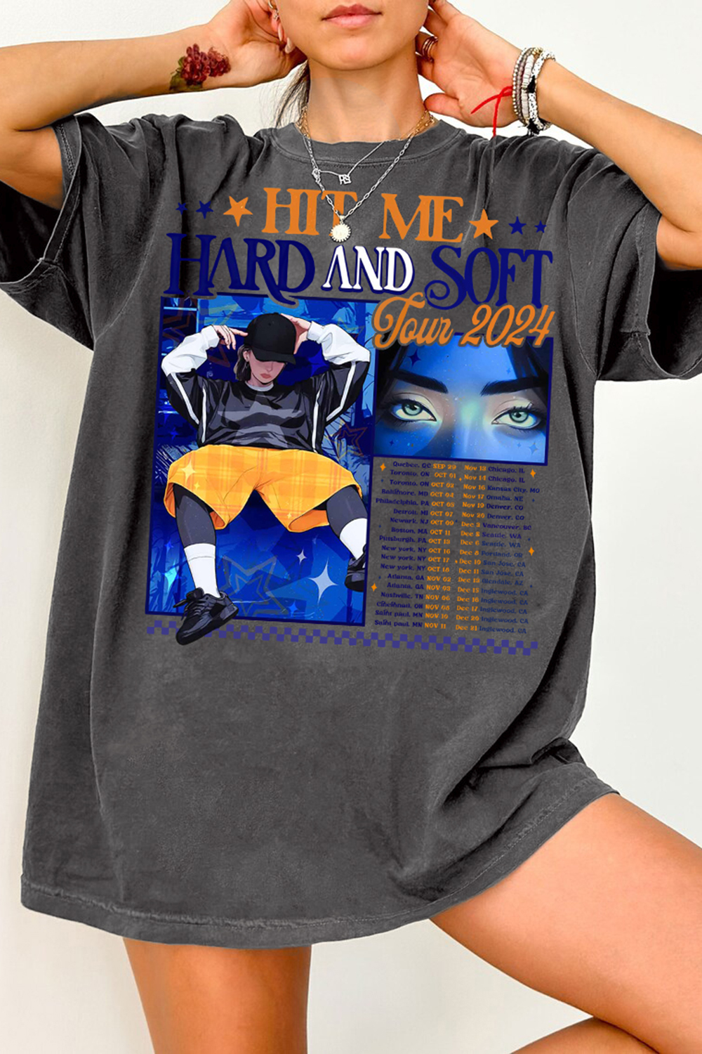 Hit Me Hard and Soft Tee For Women