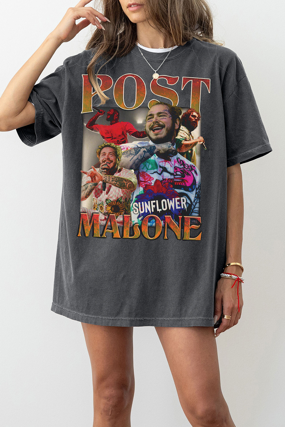 Post Malone Rap Music Merch Tee For Women