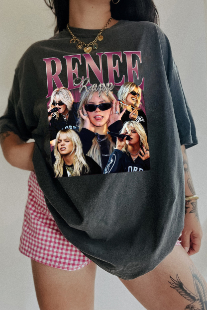 Renee Rapp Vintage  Graphic Tee For Women
