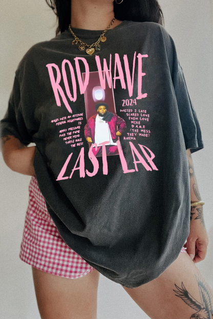 Rod Wave Concert Last Lap Tee For Women