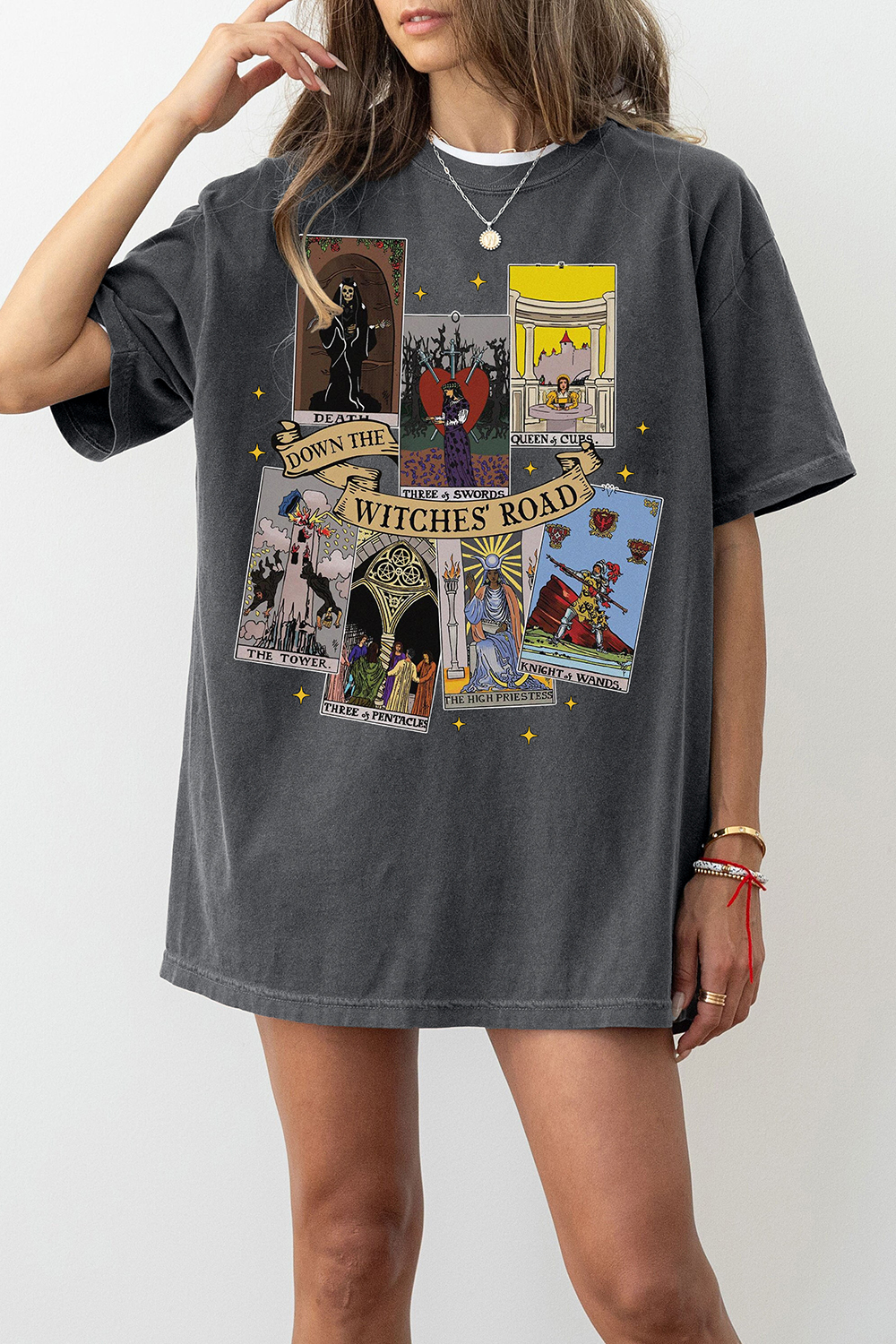 Agatha All Along Tarot Cards Tee For Women