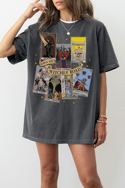 Agatha All Along Tarot Cards Tee For Women