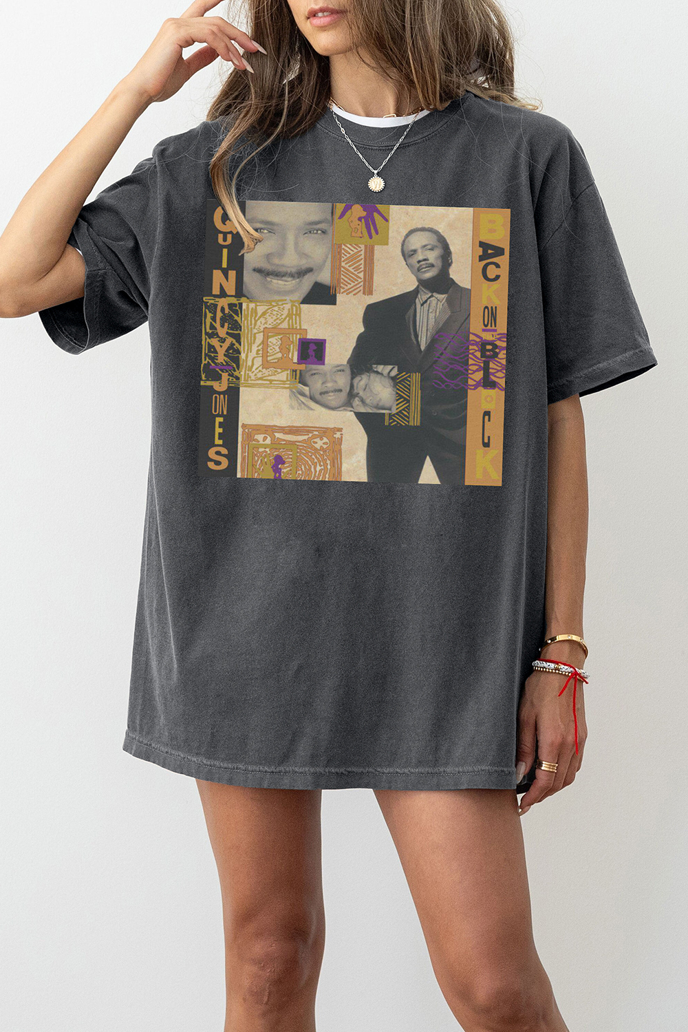 Quincy Jones Back on the Block RIP Tee For Women