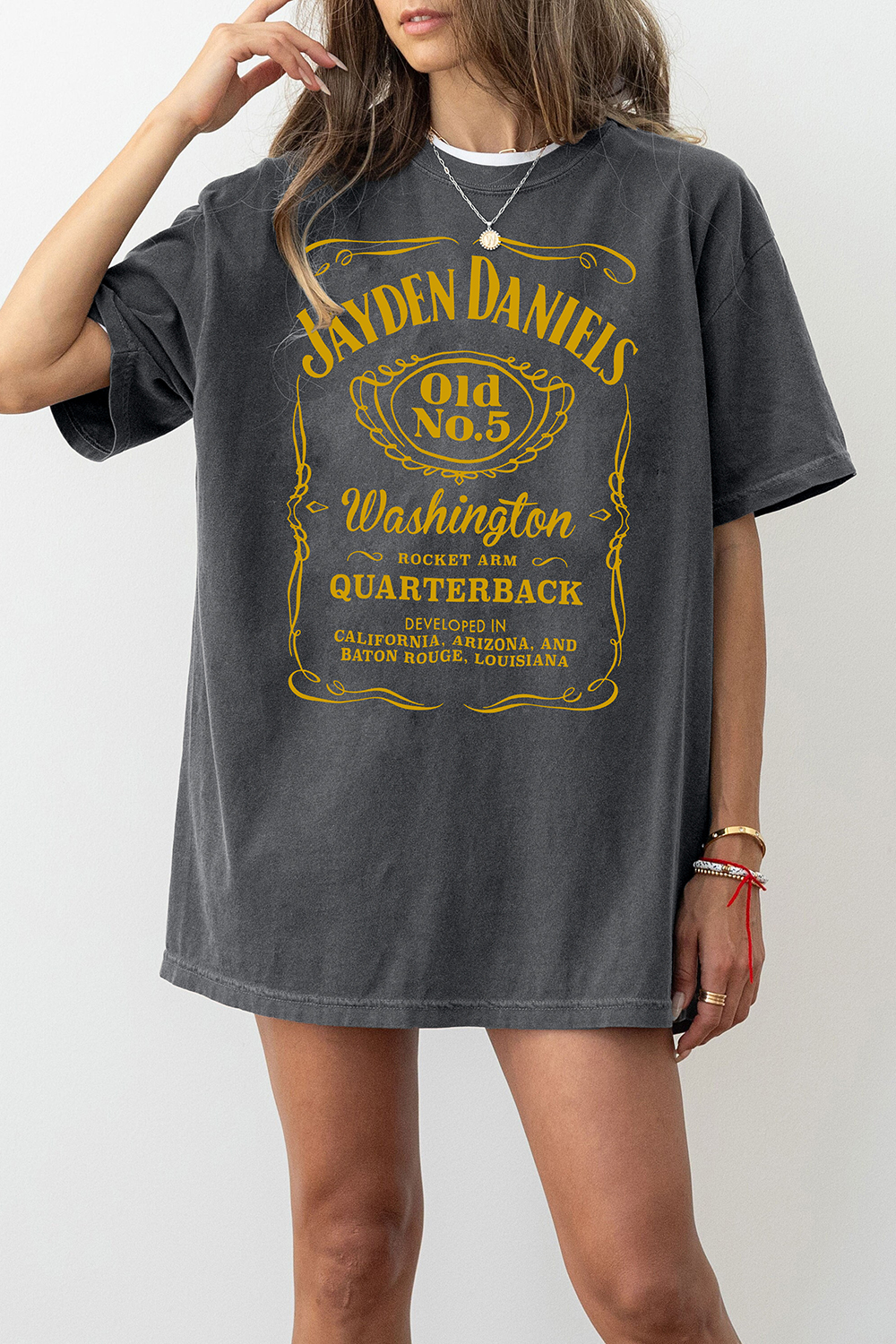 Washington Commanders Jayden Daniels Tee For Women