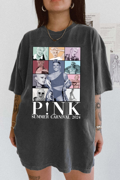 P!nk Pink Singer Carnival 2024 Tour Tee For Women