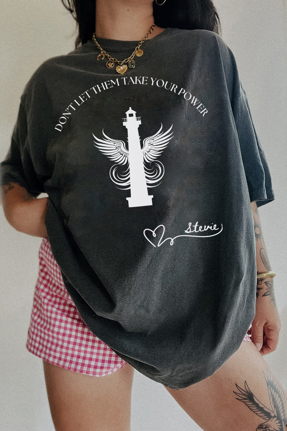 Stevie Nicks The Light House Don't Let Them Take Your Power Tee For Women