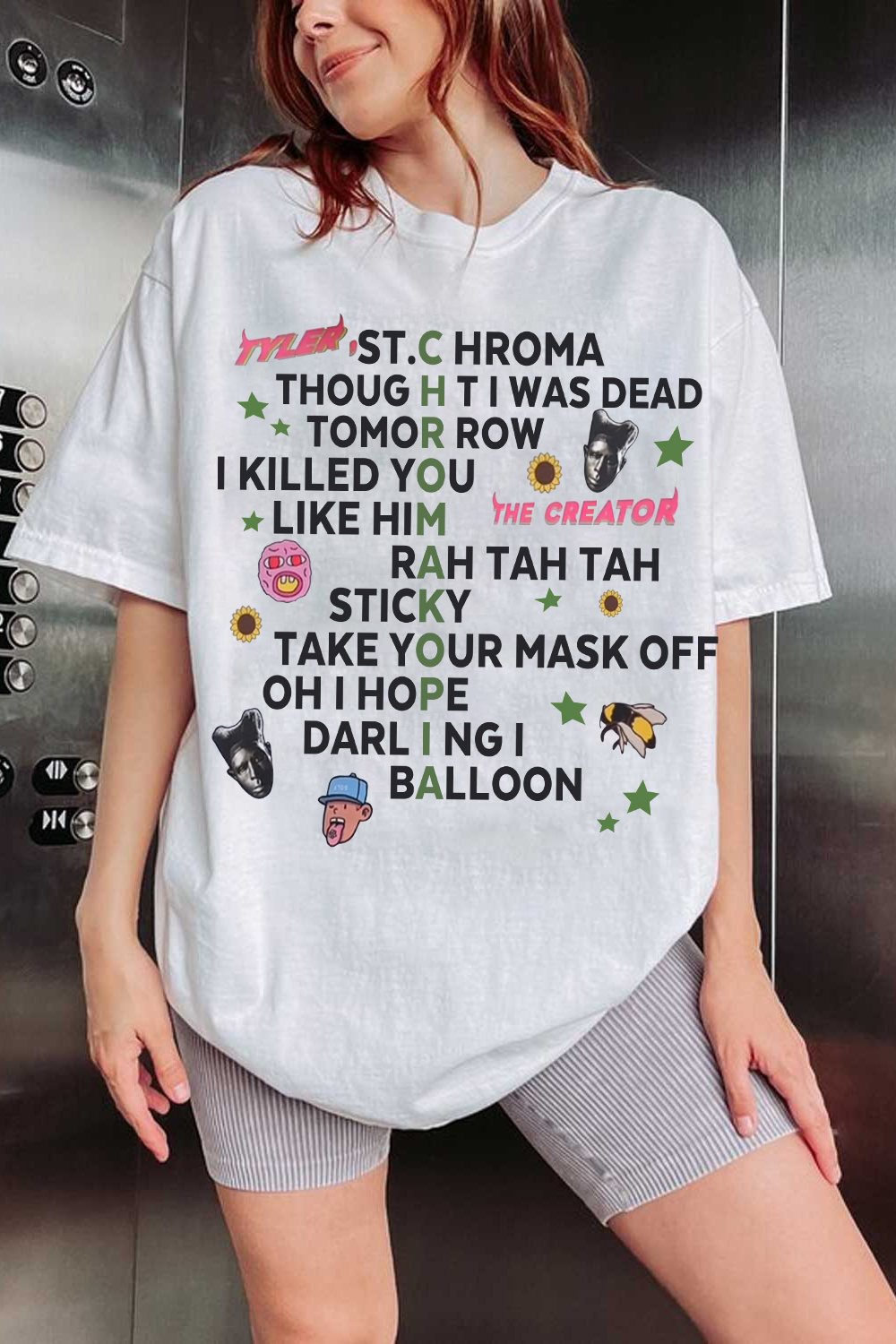 Trendy Tyler The Creator Chromakopia Tee For Women