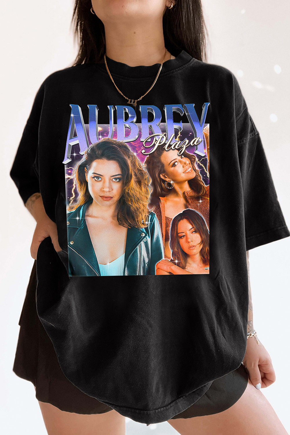 Aubrey Plaza Merch Graphic Tee For Women
