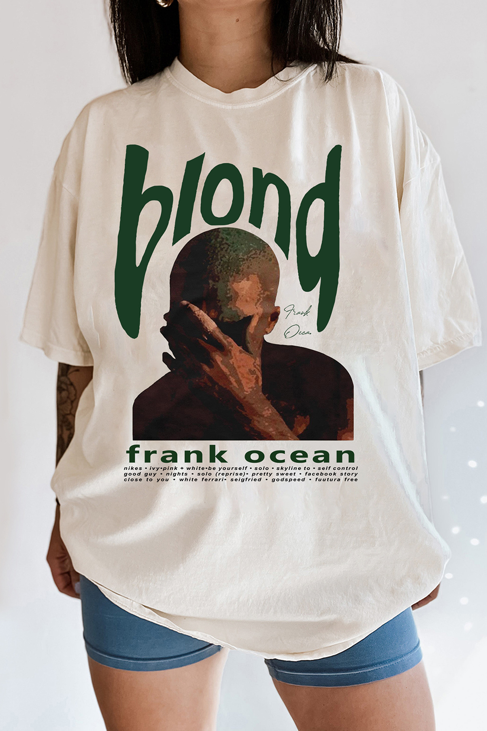 Frank Ocean Blond Graphic Merch Tee For Women