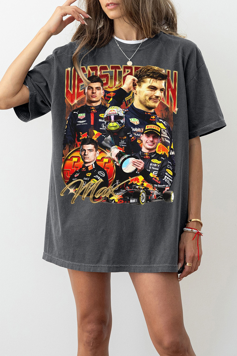 Formula Racing Champion Max Verstappen Tee For Women