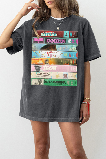 Tyler the Creator VHS Discography Tee For Women