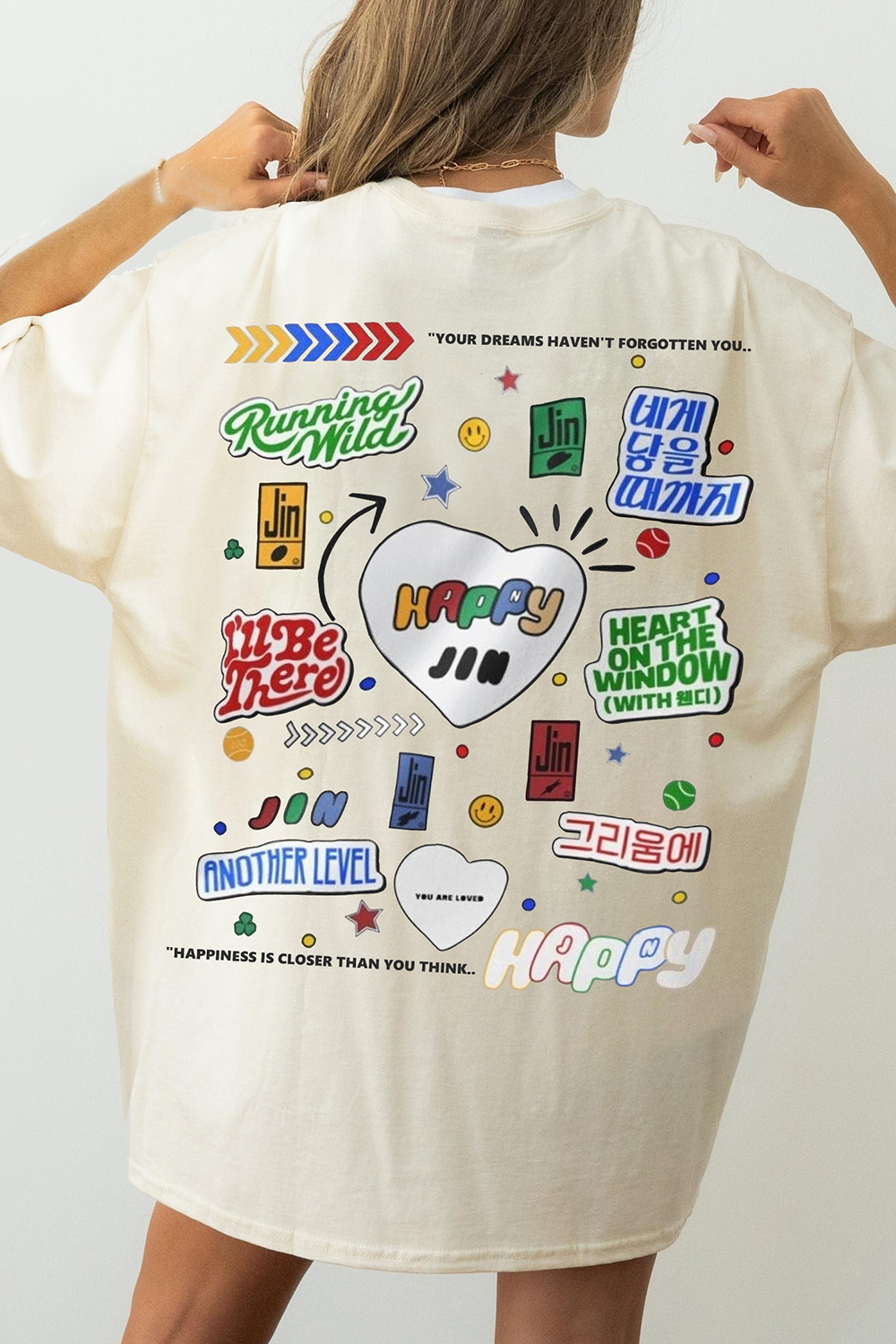 Jin Happy Album Tee For Women