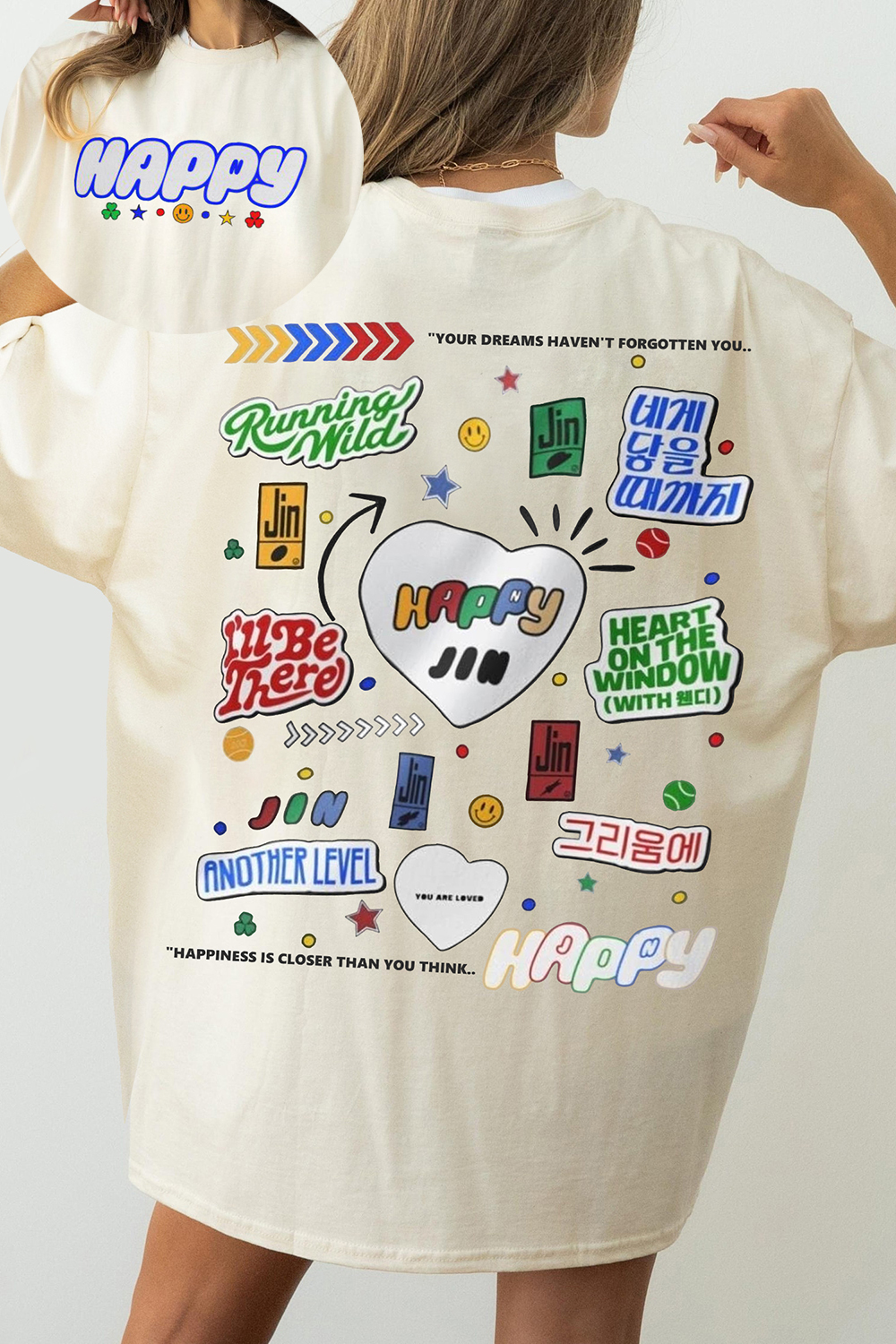 Jin Happy Album Tee For Women