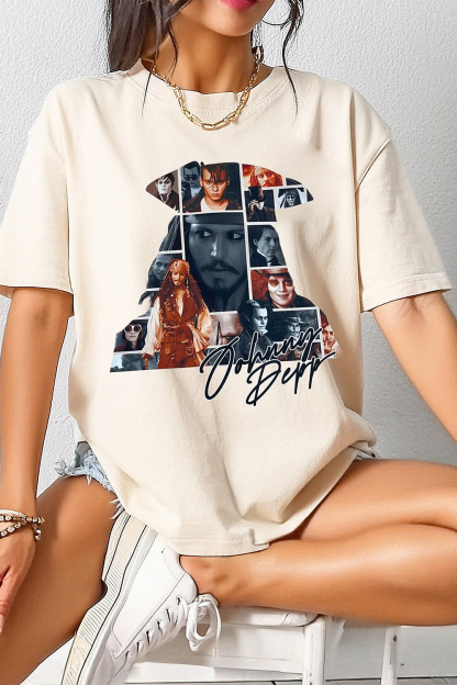 Jack Sparrow Graphic Tee For Women