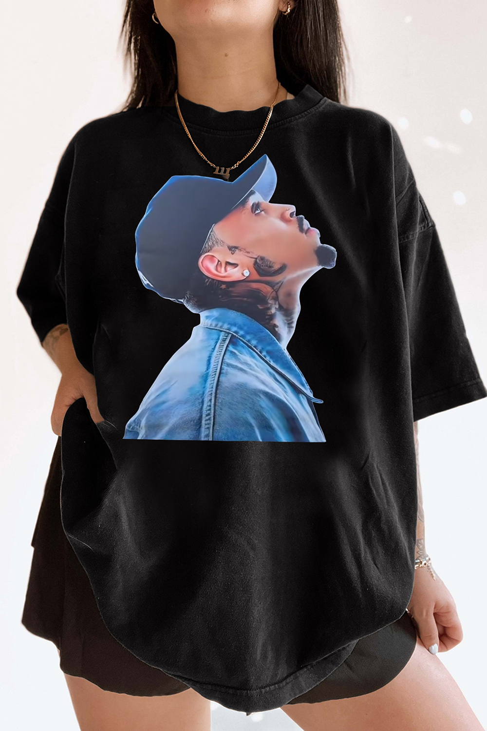 Chris Brown Breezy   Concert Tee For Women