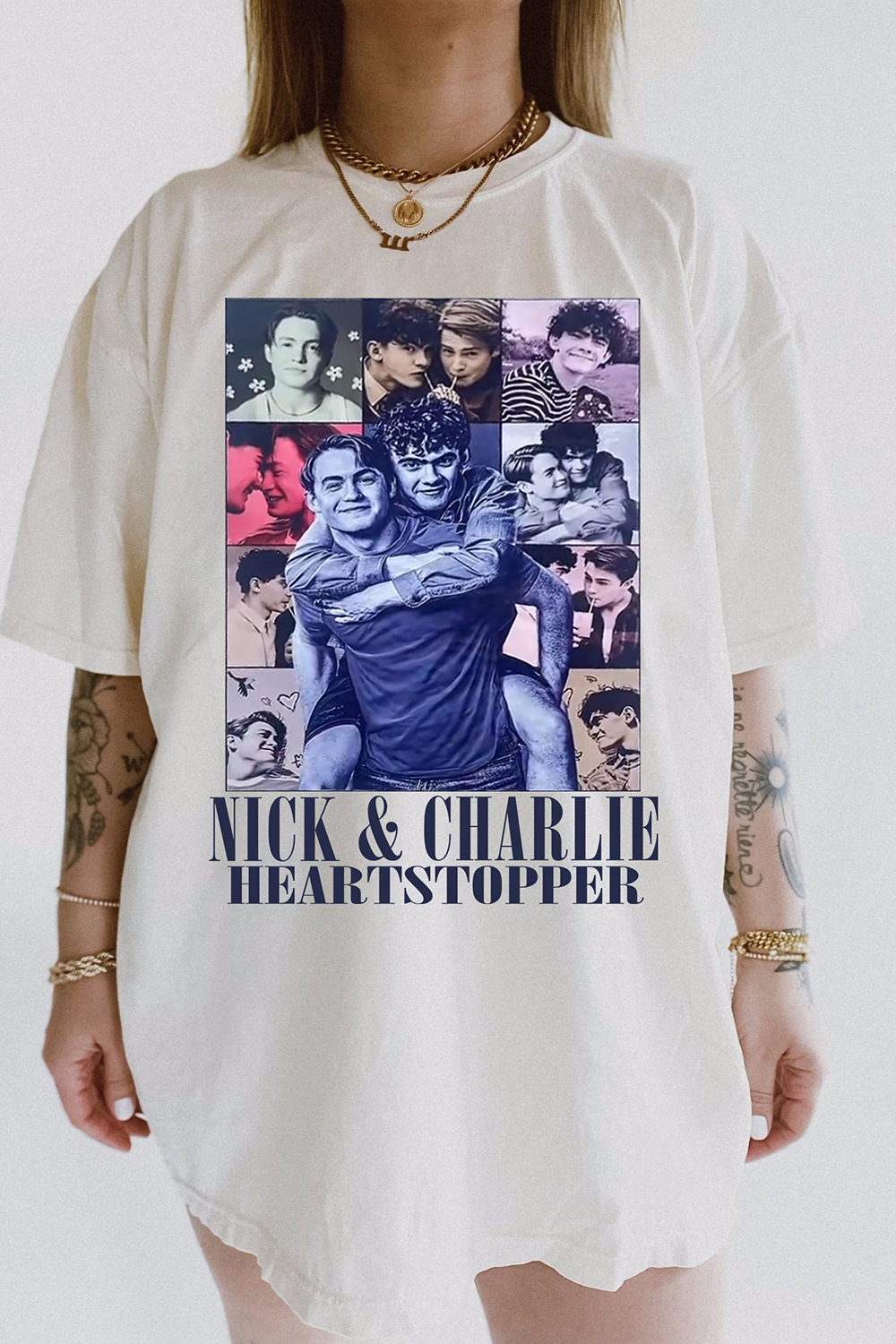 Heart Stopper Merch  Nick And Charlie Tee For Women
