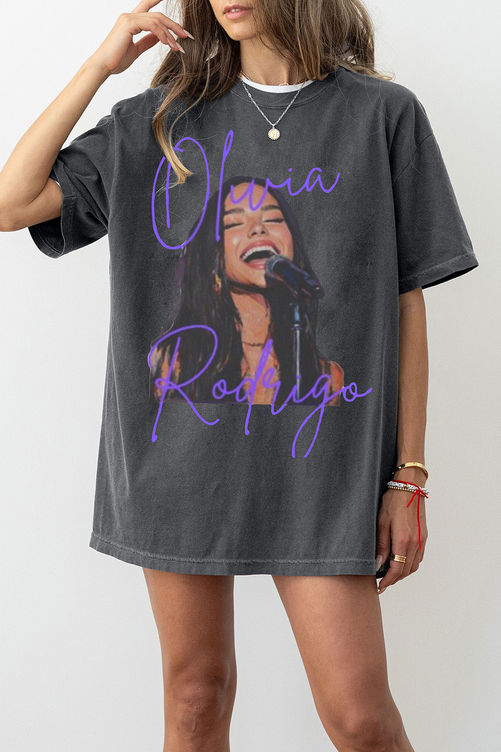Olivia Rodrigo Celebrity Culture Music Tee For Women