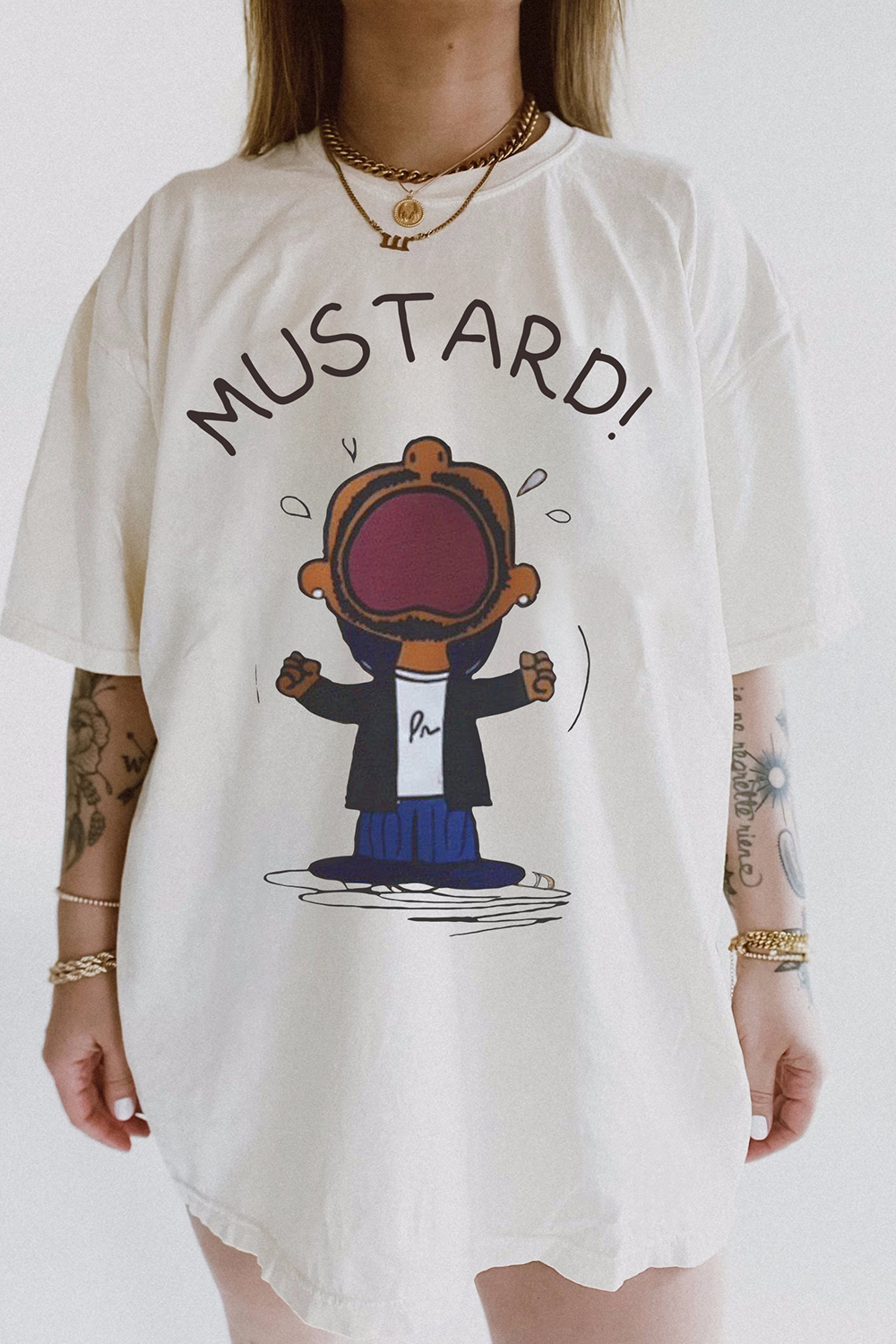 Kendrick Lamar MUSTARD Meme GNX Album Tee For Women