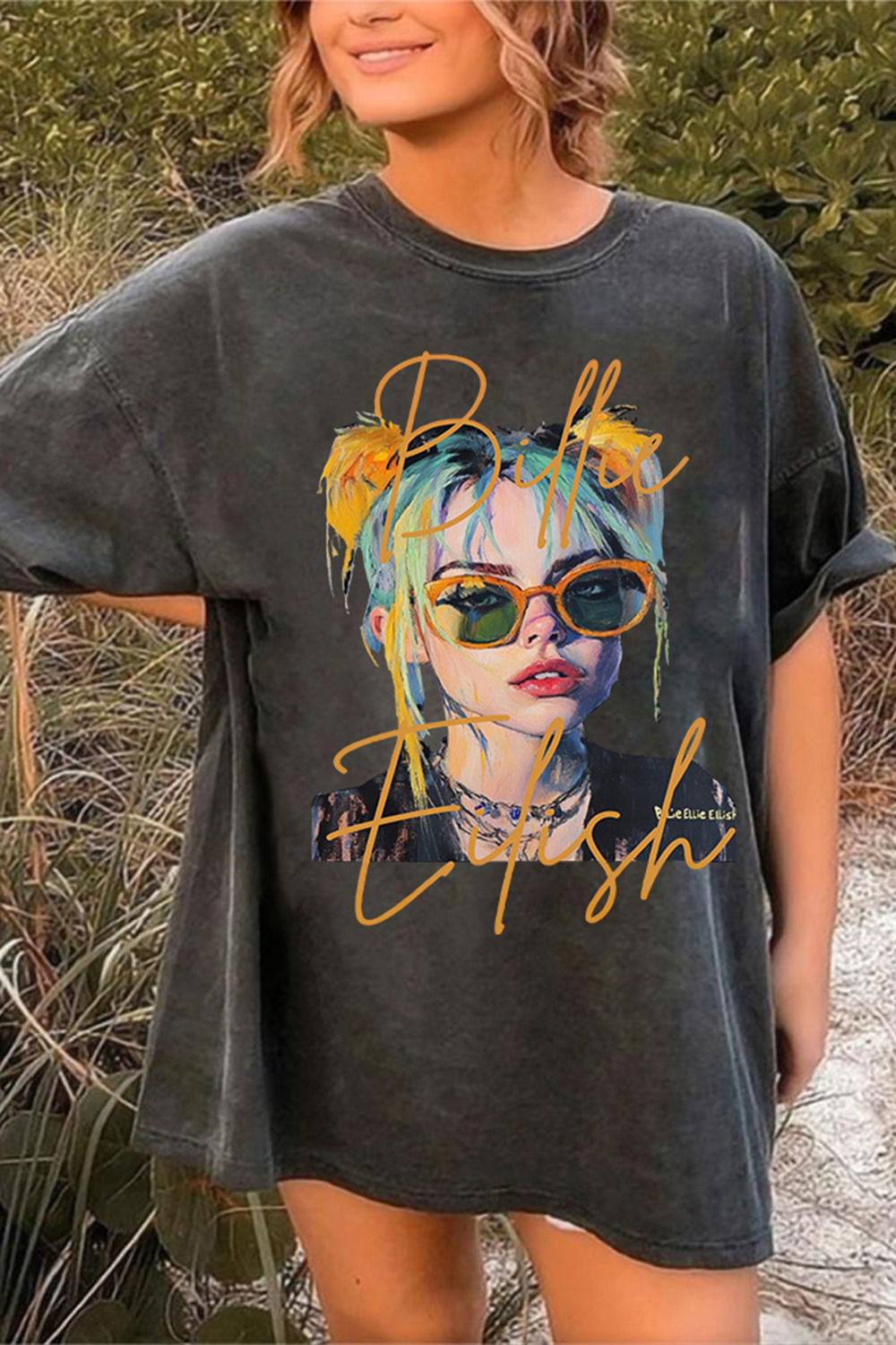 Billie Eilish Fan Celebrity Culture Tee For Women
