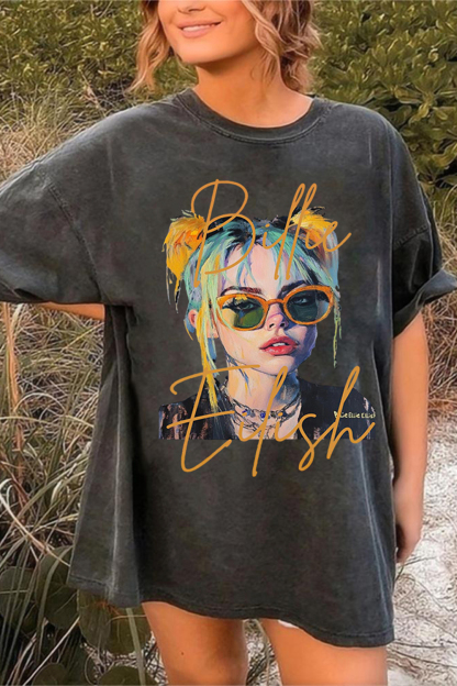Billie Eilish Fan Celebrity Culture Tee For Women