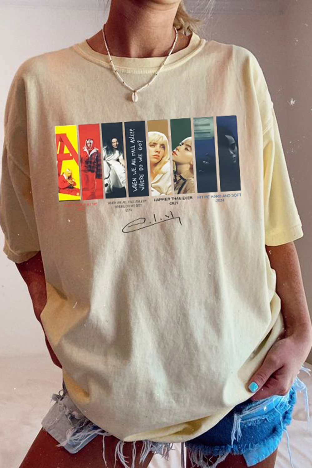 Billie Eilish Hit Me Hard and Soft Tour Tee For Women