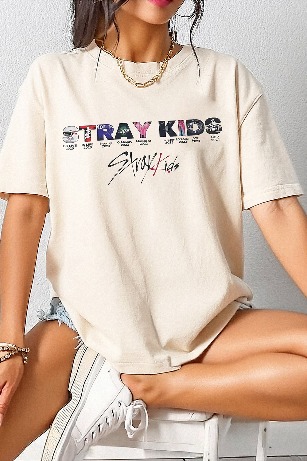 Stray Kids Albums Tee For Women
