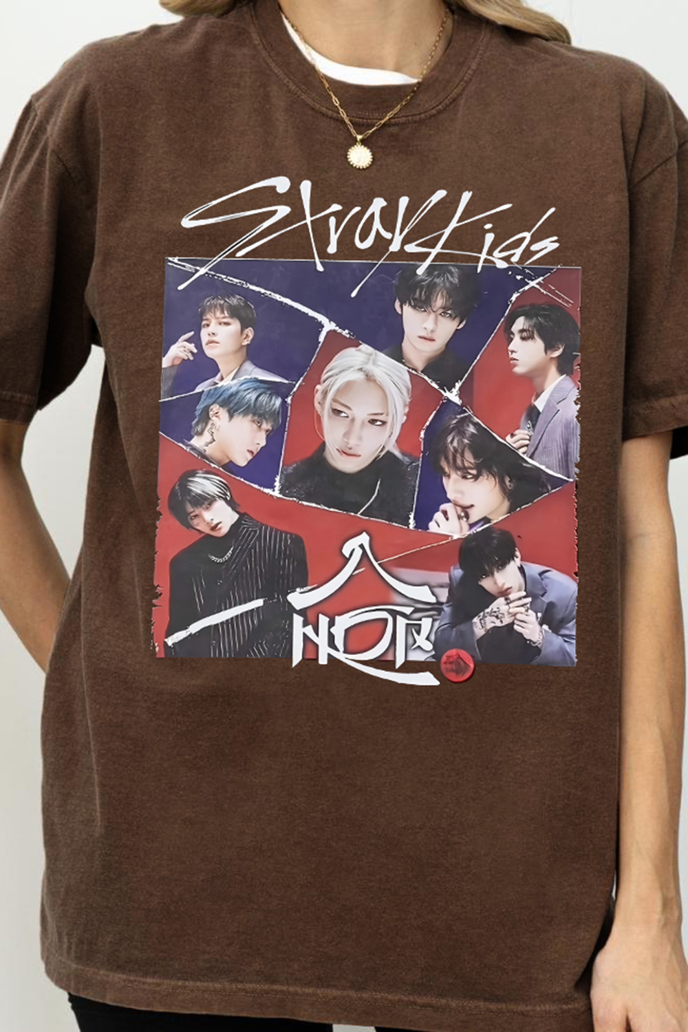 Stray Kids Album World Domination Graphic Tee For Women