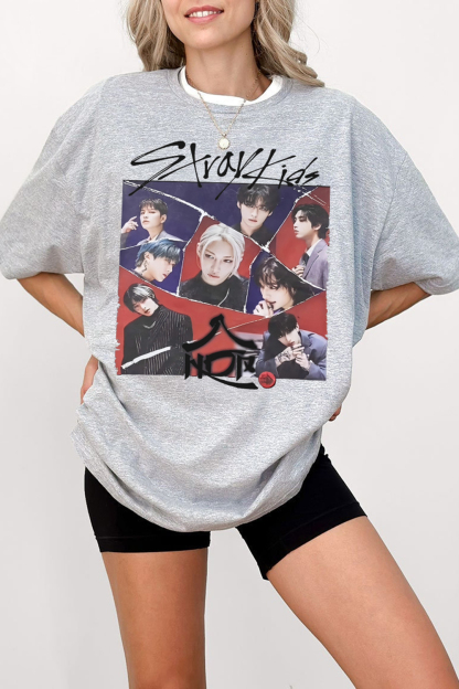 Stray Kids Album World Domination Graphic Tee For Women