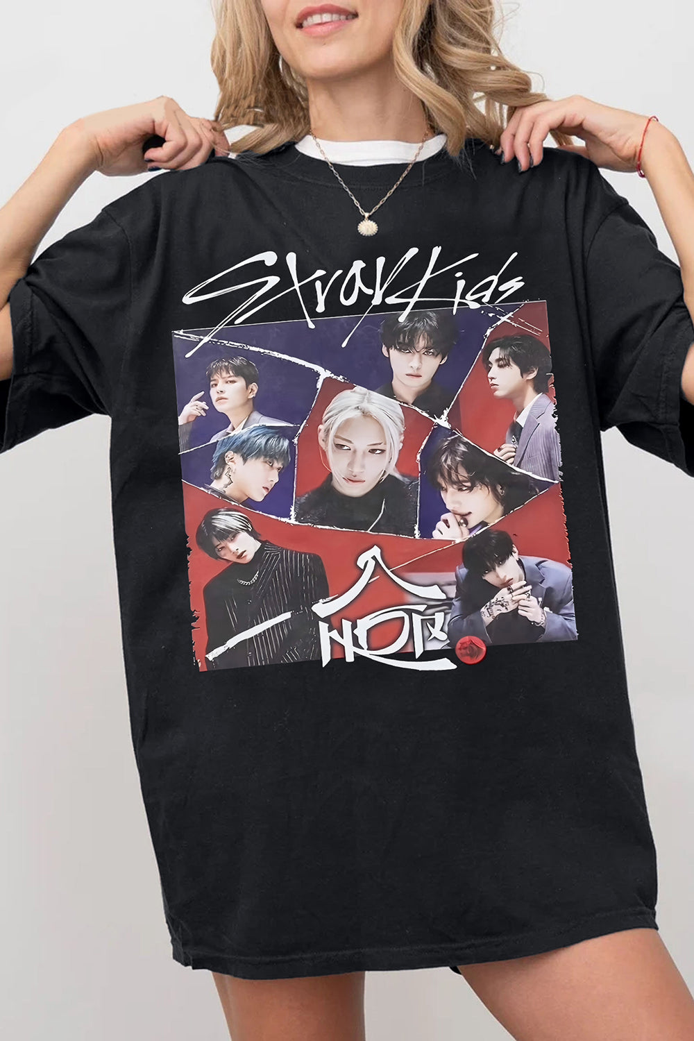 Stray Kids Album World Domination Graphic Tee For Women