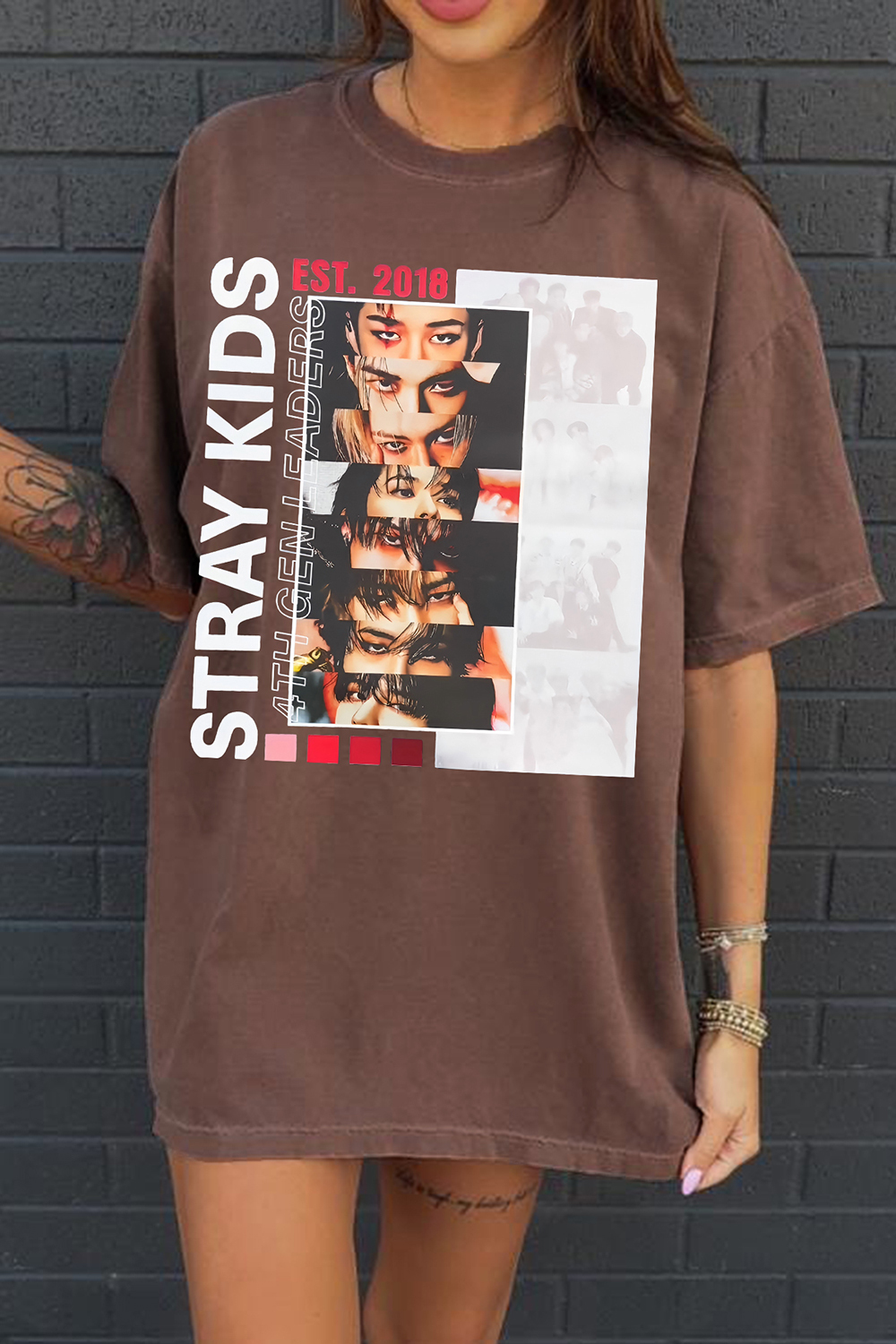 Stray Kids Album Graphic Tee For Women