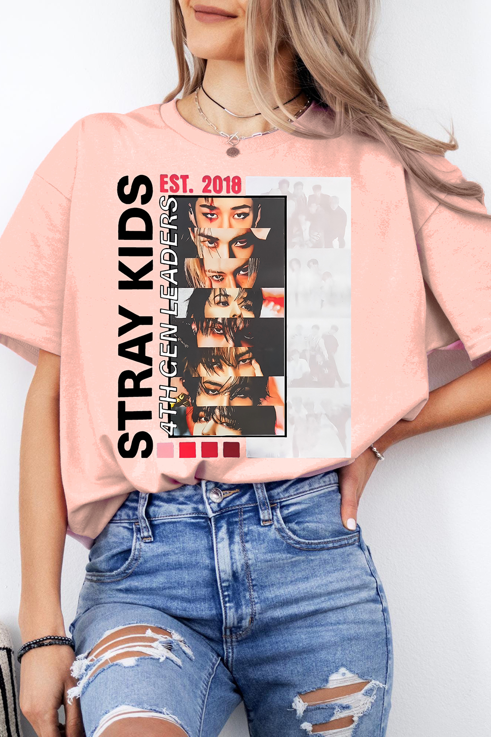 Stray Kids Album Graphic Tee For Women