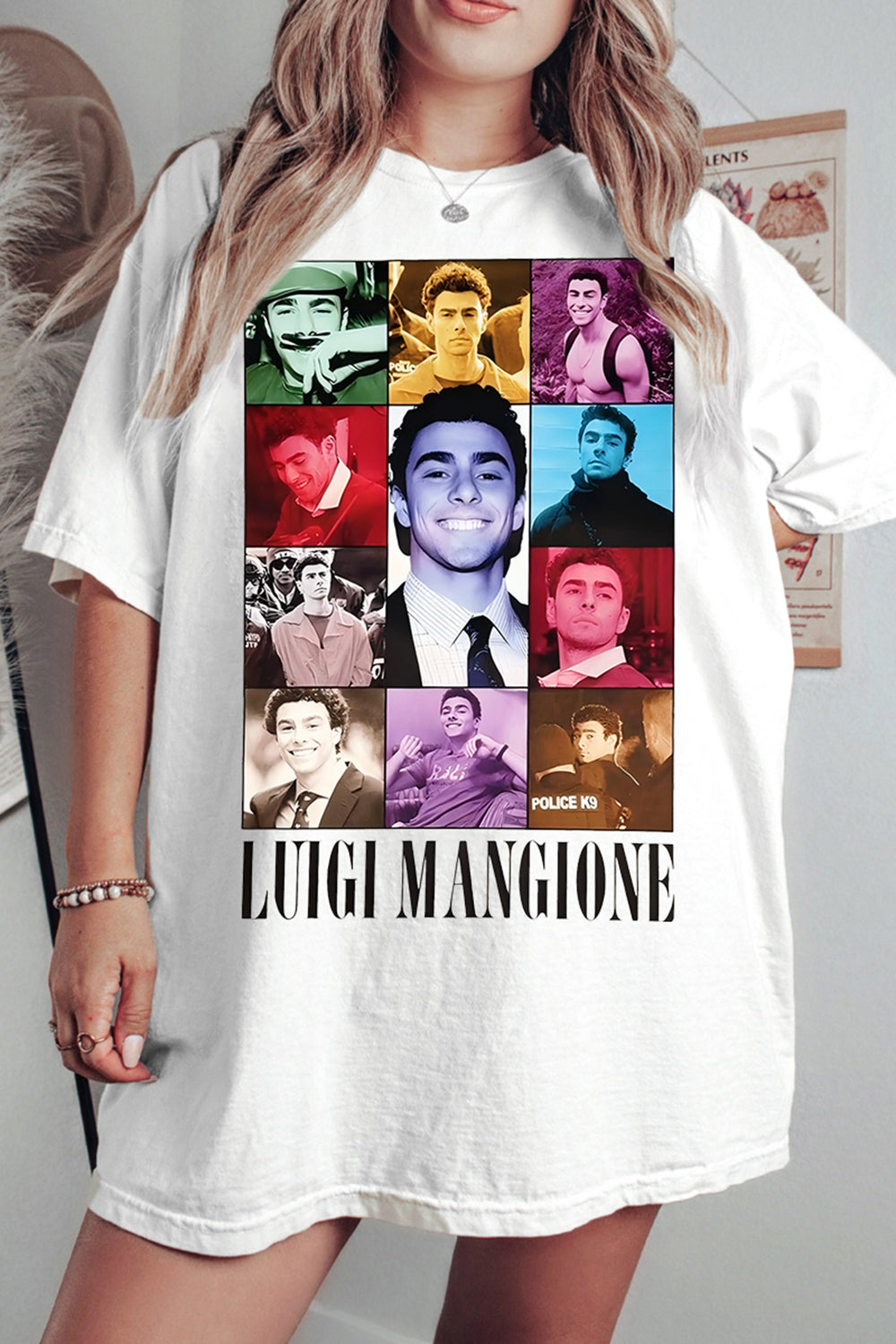 Valentines Day Luigi Mangione Graphic Tee For Women