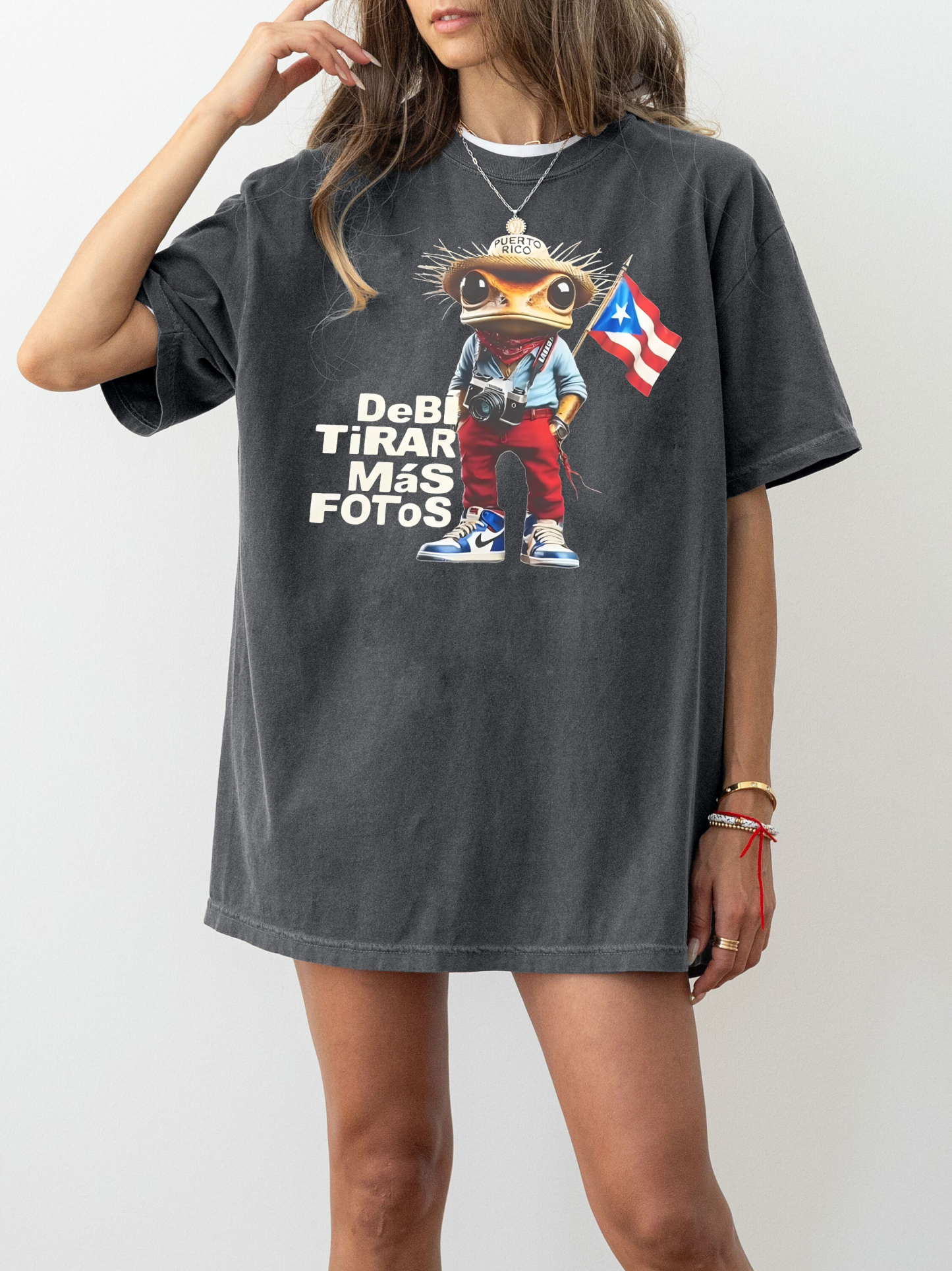 Bad Bunny DTMF Frog Flag Tee For Women
