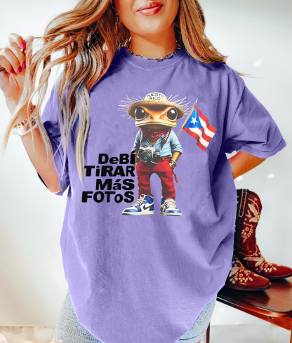 Bad Bunny DTMF Frog Flag Tee For Women