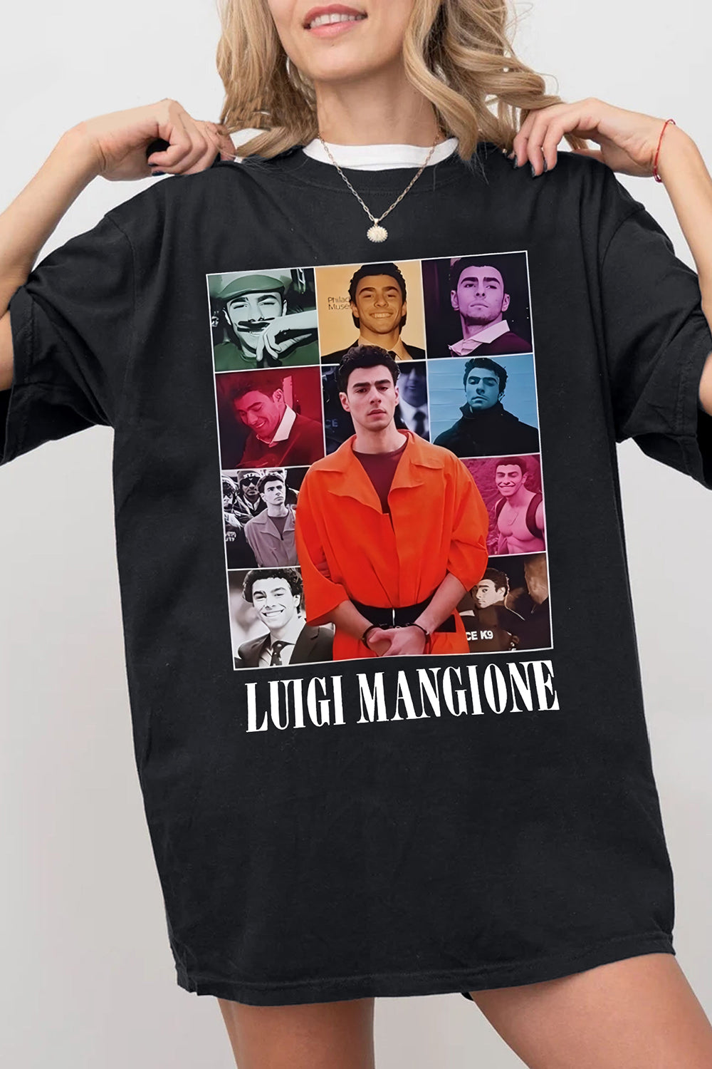 Valentines Day Luigi Mangione Grapchi Tee For Women
