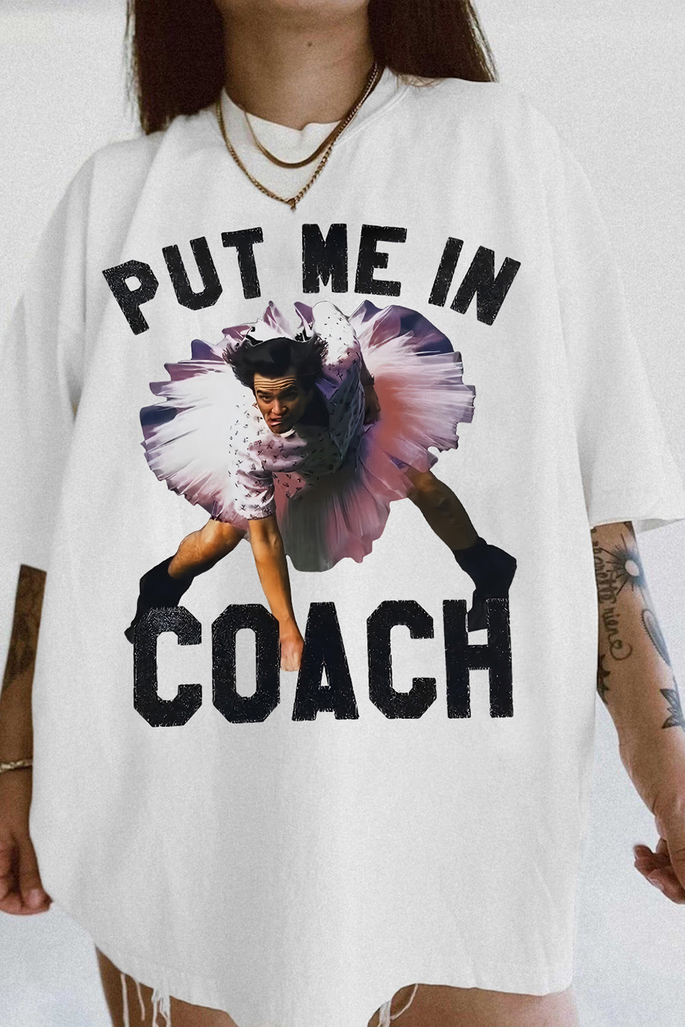 Ace Ventura Put Me In Coach Jim Carrey Funny Tee For Women