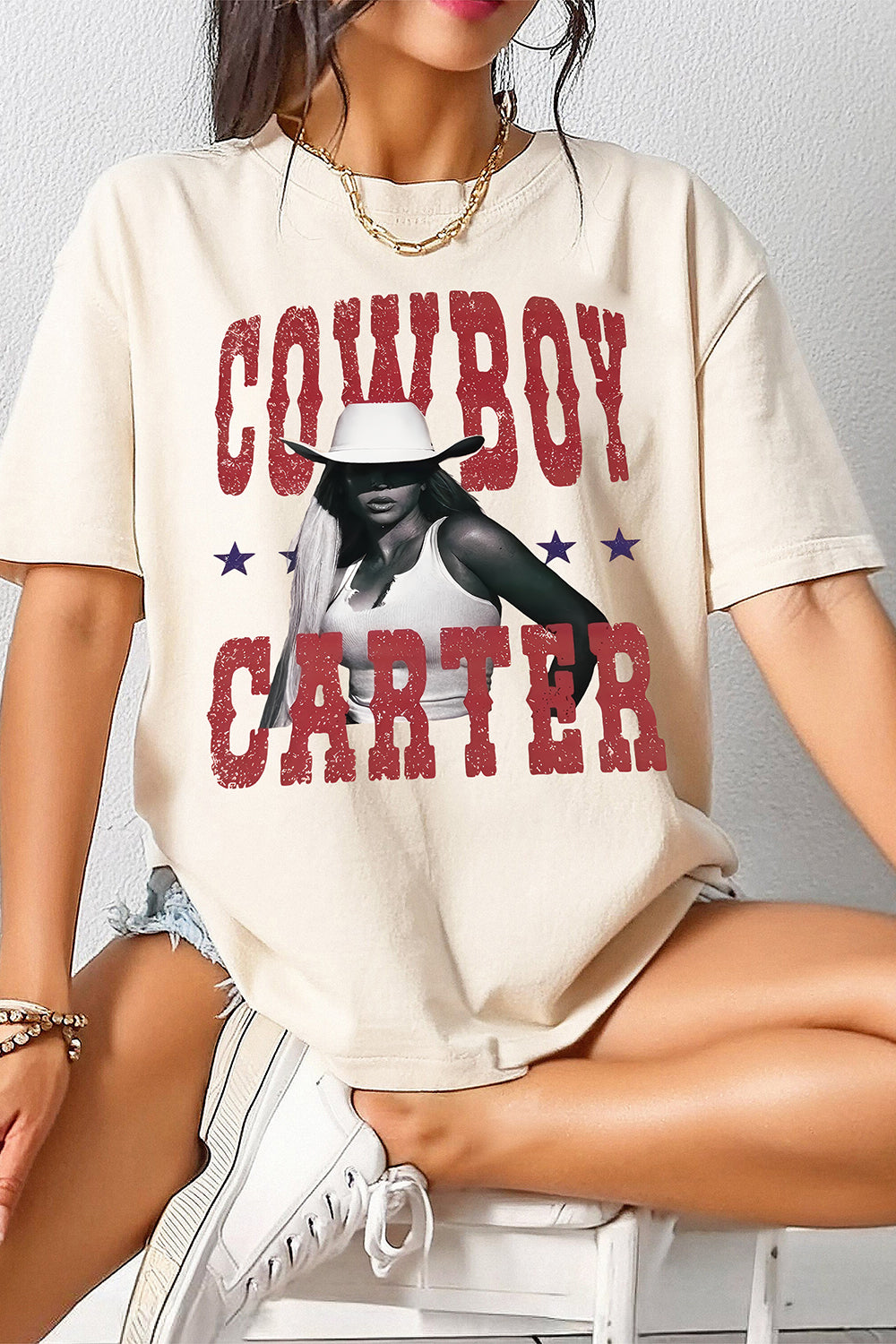 Beyoncé Queen Bee Cowboy Carter Tee For Women