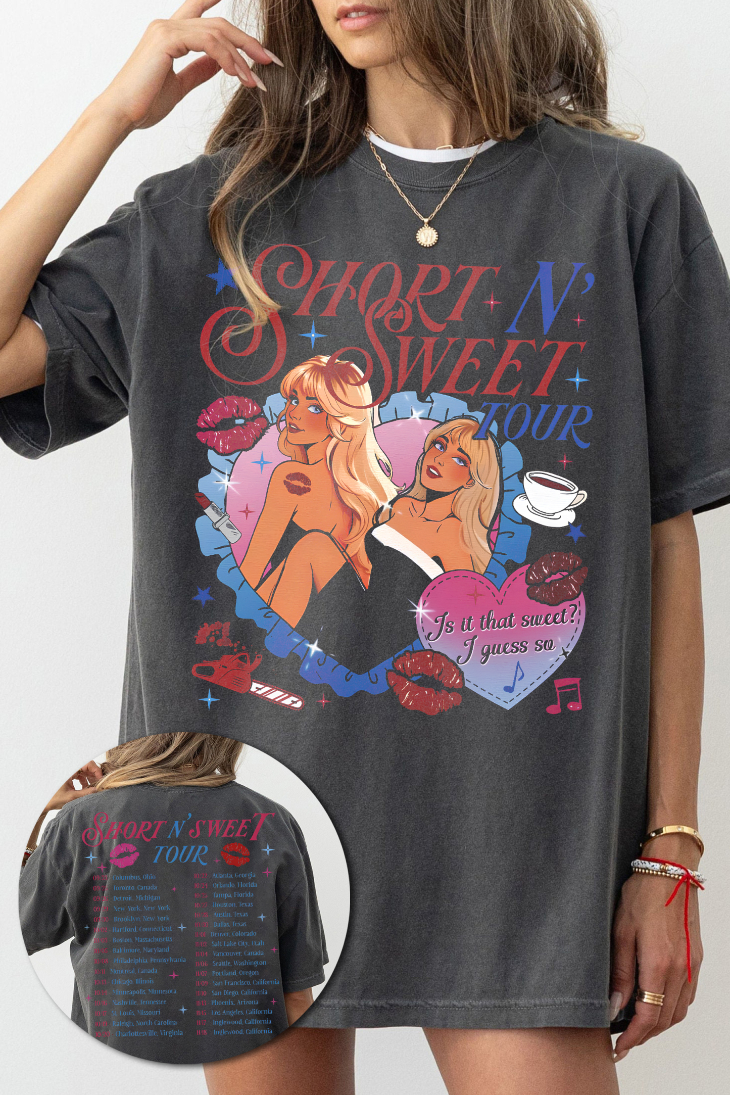 Short N Sweet Sabrina Ver.1  Tee For Women