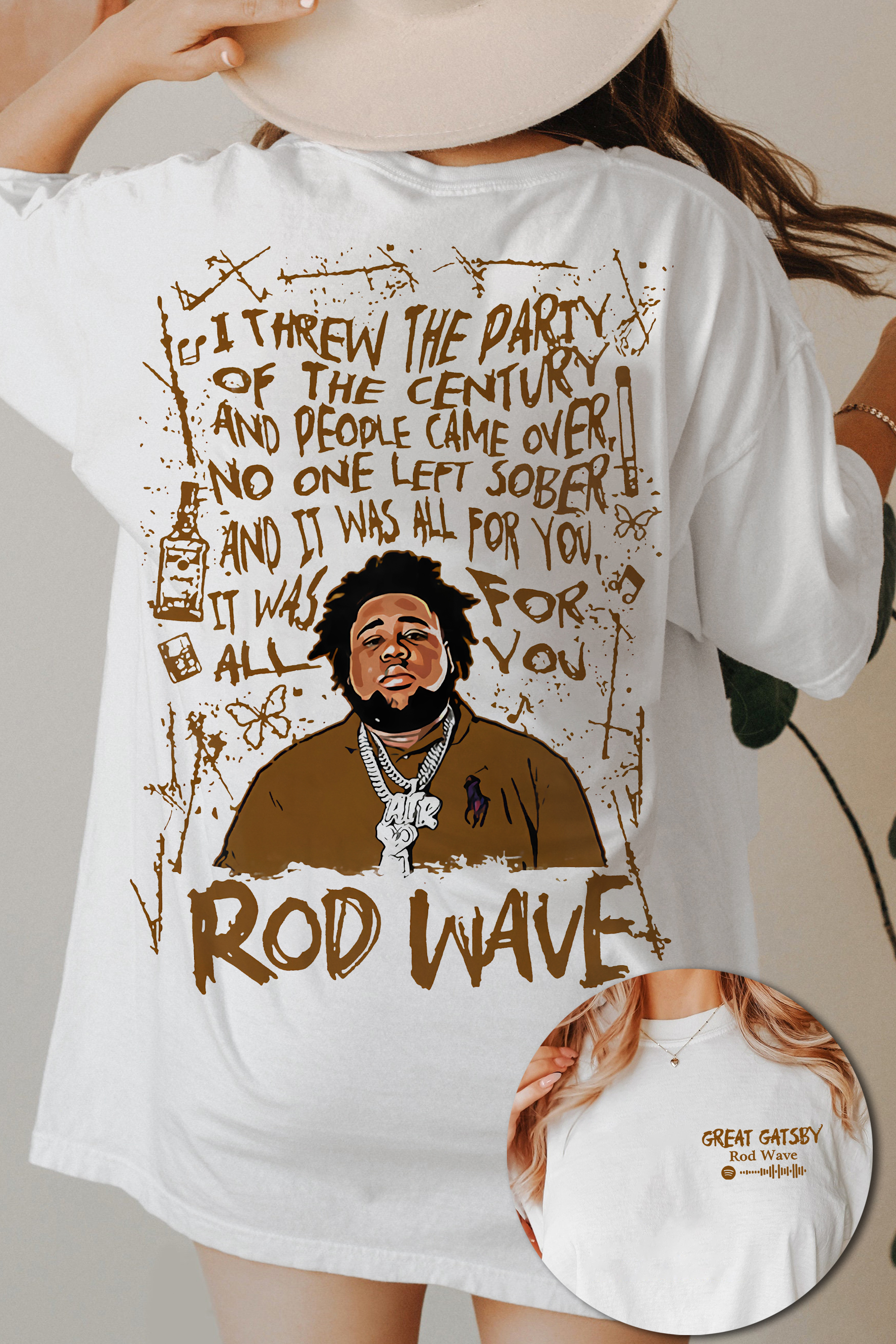 Rod Wave Nostalgia Tee For Women