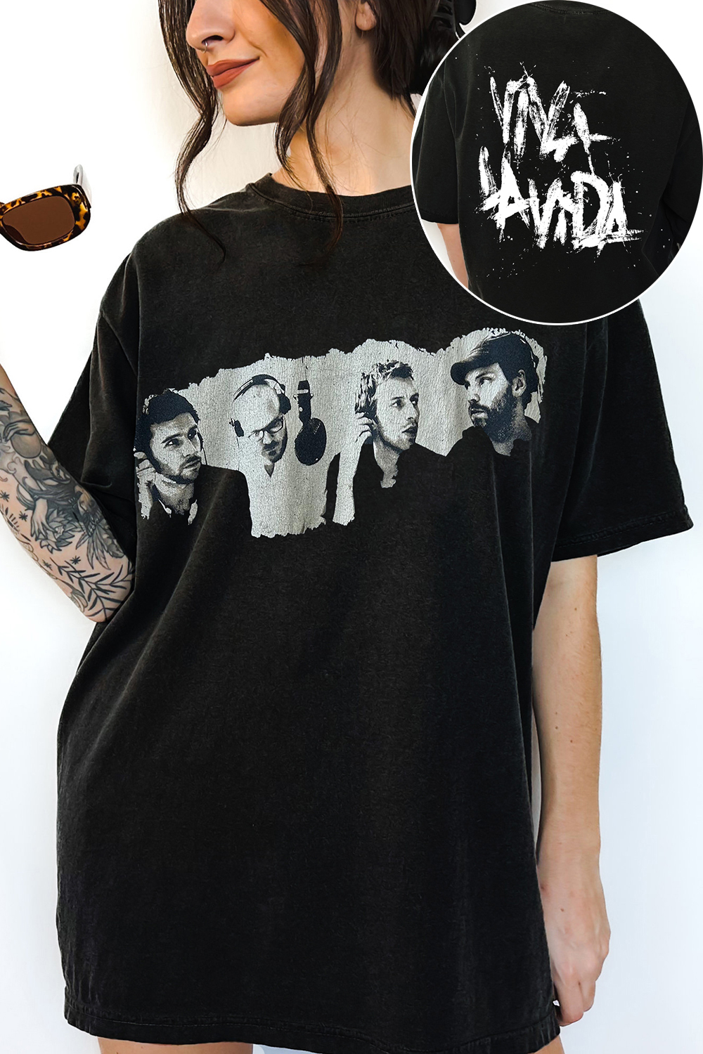 Vintage Coldplay Tee For Women