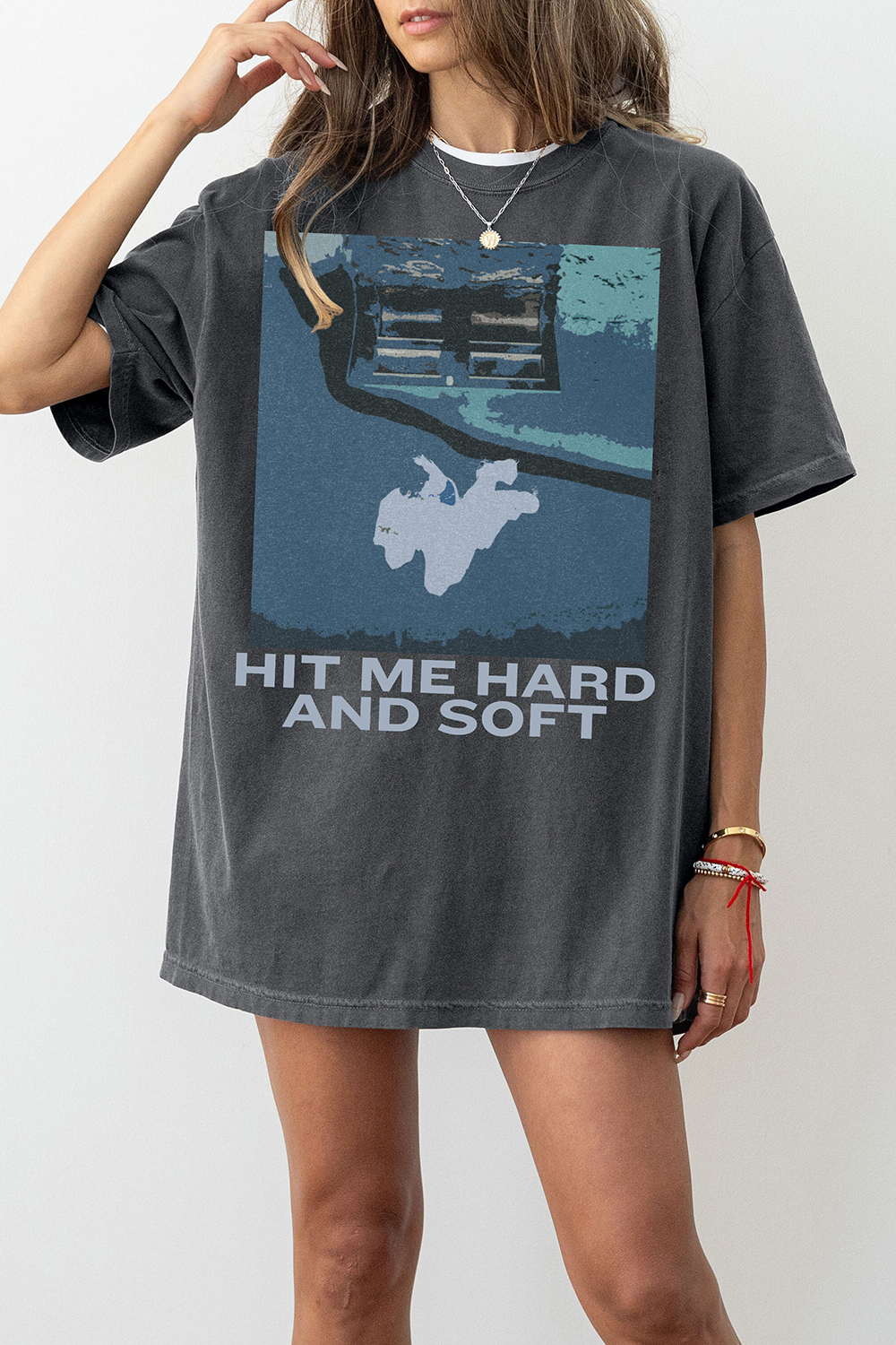 Hit me Hard And Soft The Tour Merch Tee For Women
