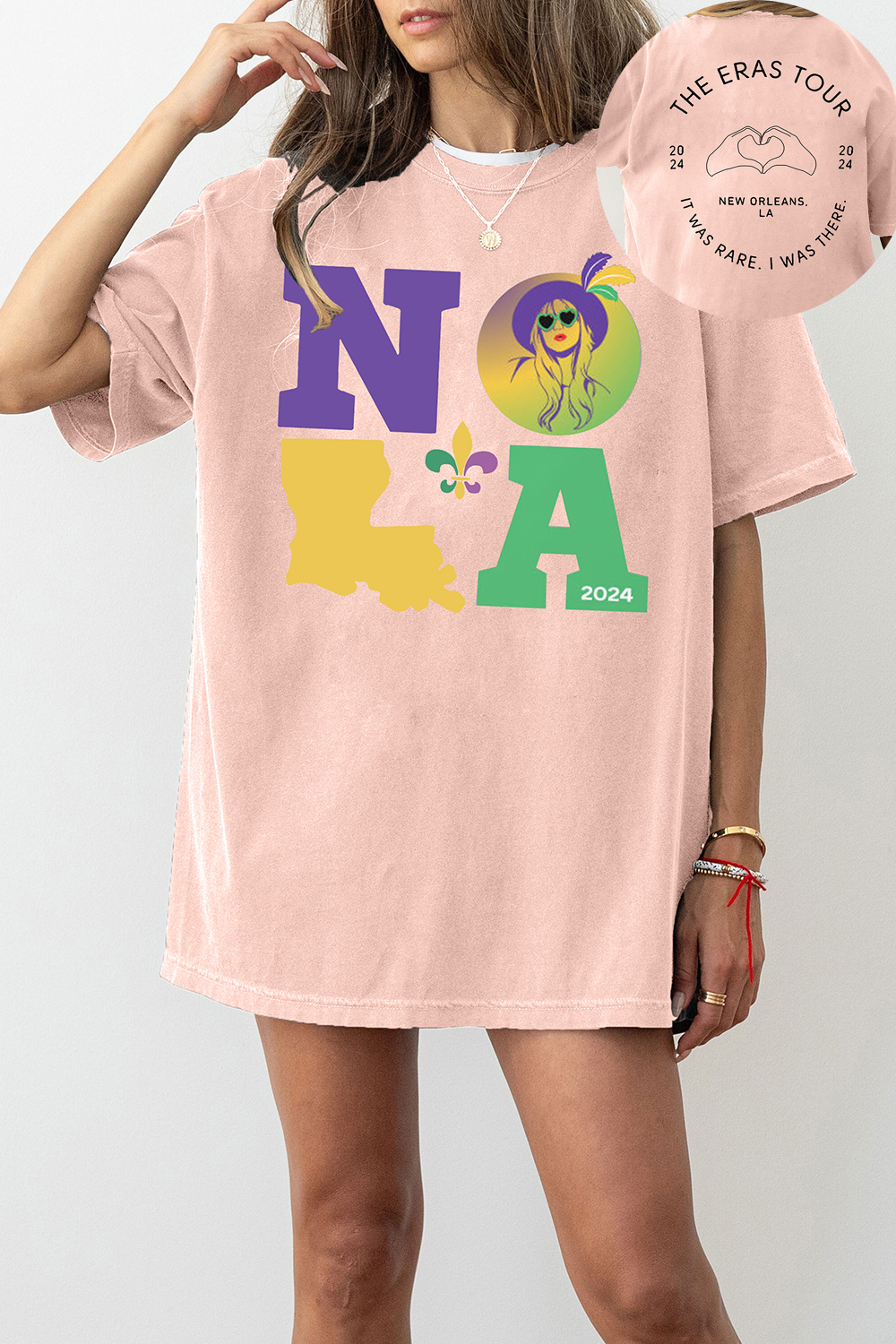 New Orleans Night 3  Eras Tour Taylor Tee For Women