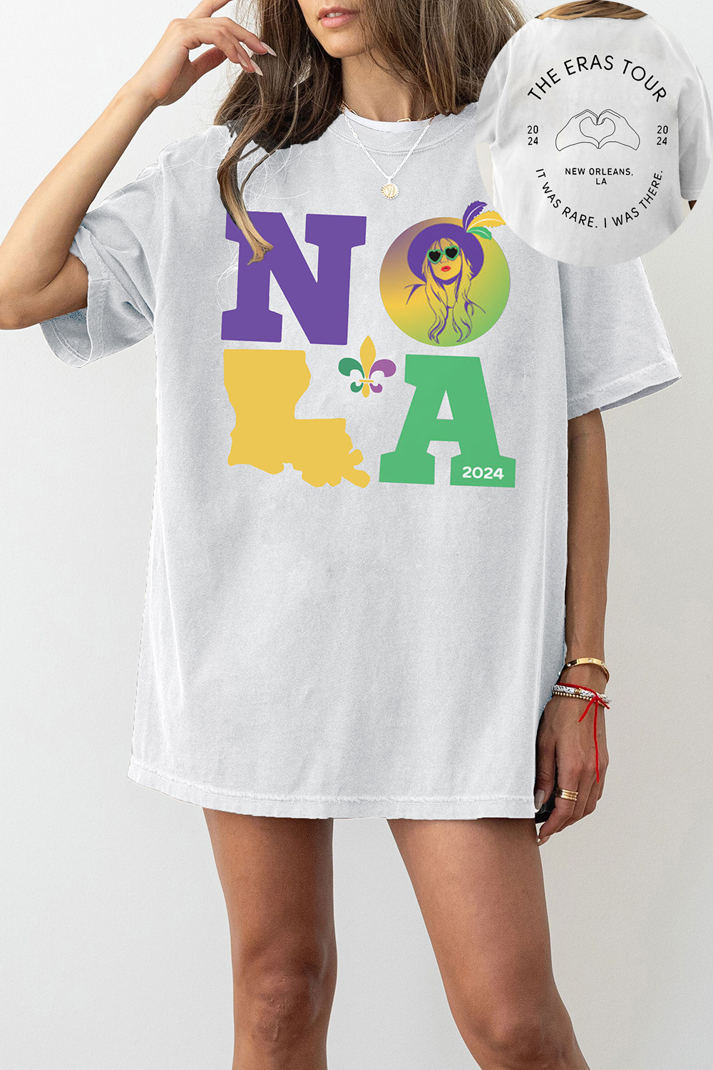 New Orleans Night 3  Eras Tour Taylor Tee For Women