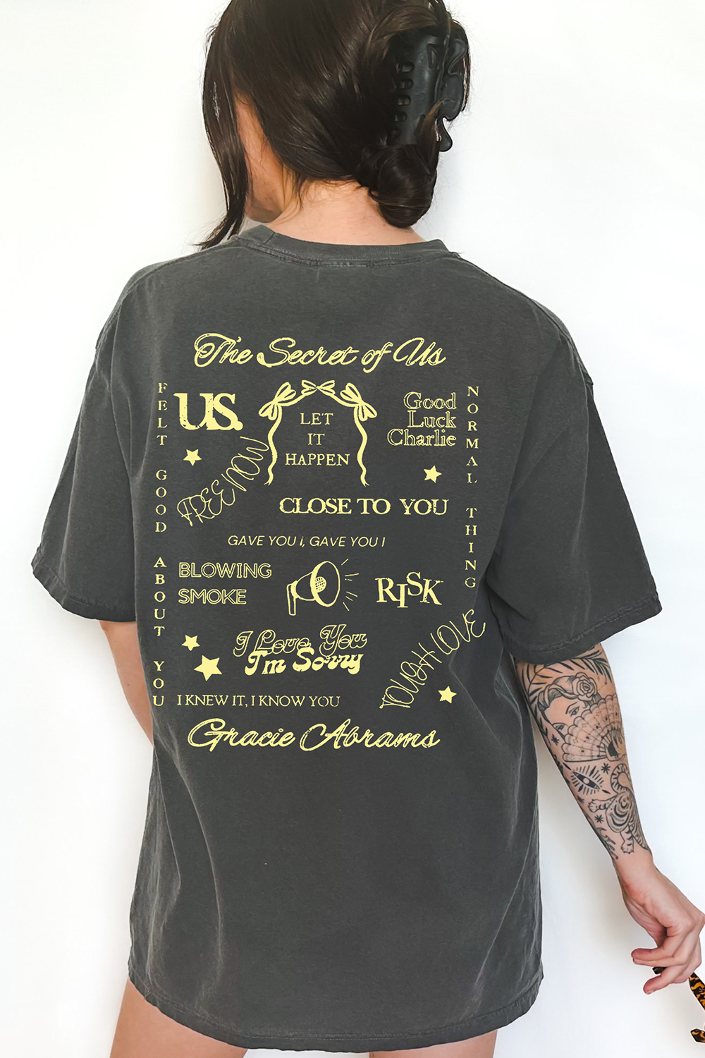 Vintage Gra.cie Abrams The Secret Of Us Tour 2024 Tee For Women