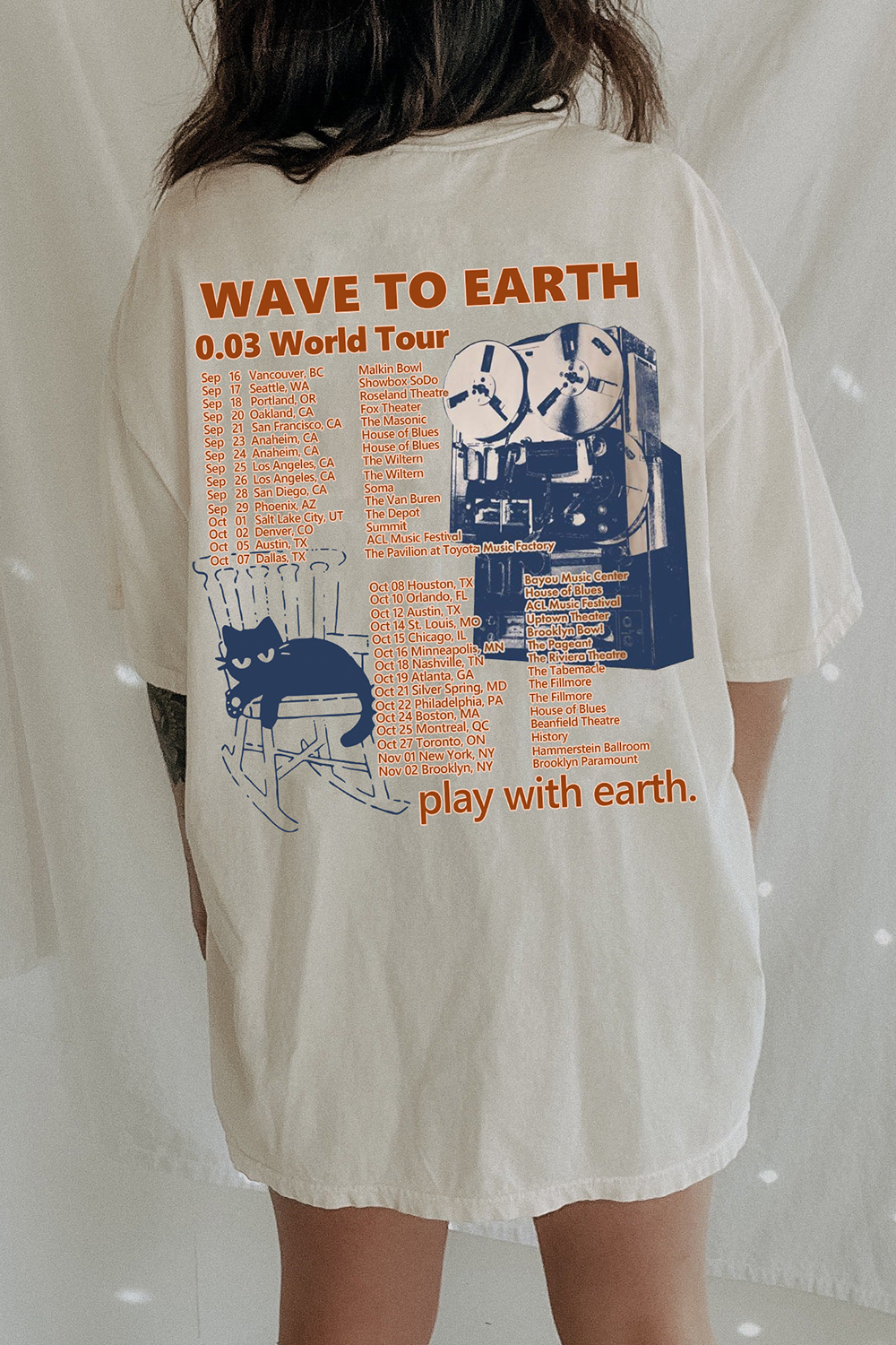 Wave To Earth Tee For Women