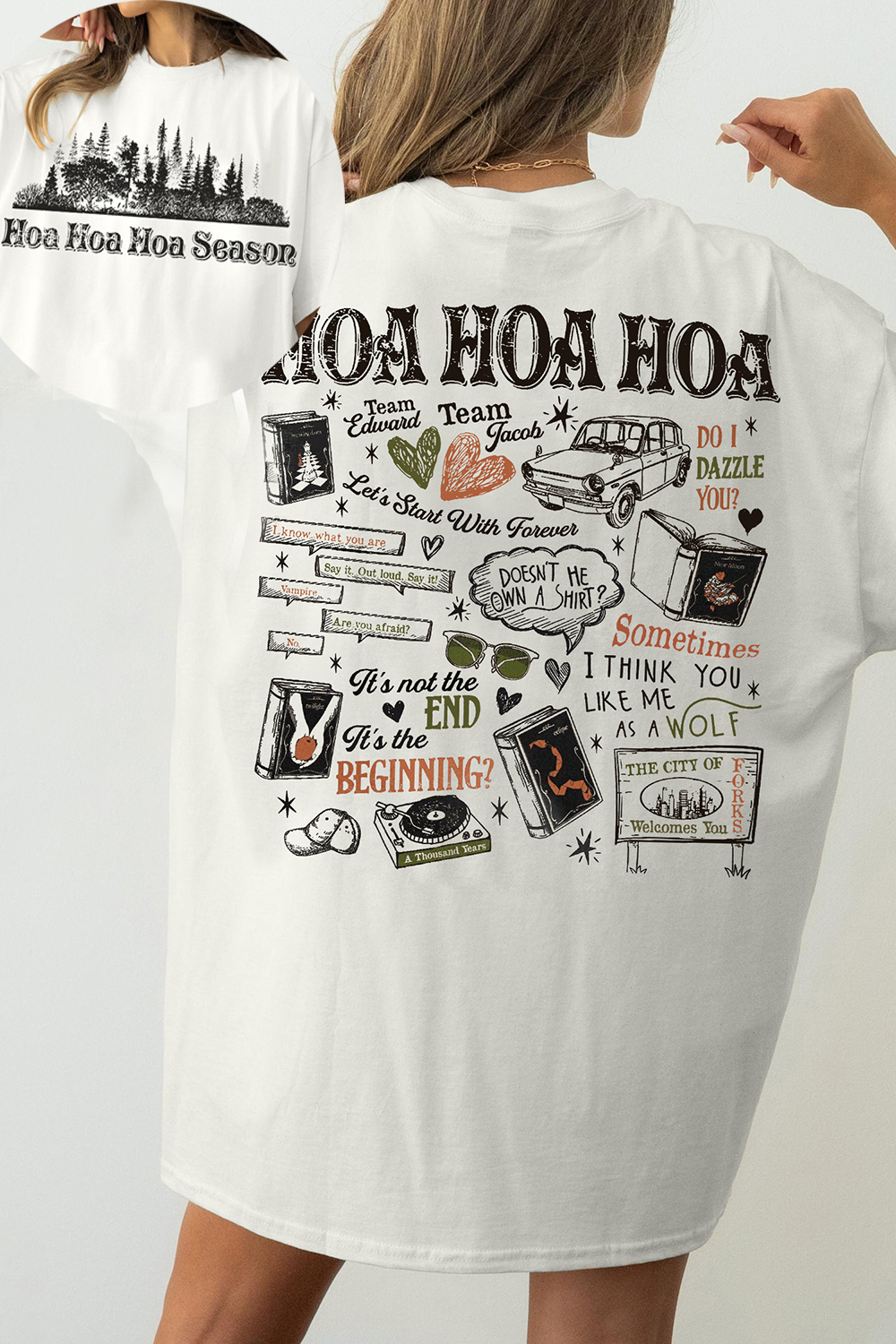 Twilight Hoa Hoa Hoa Season Tee For Women